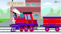 The little Train - Learn Numbers, Shapes, Colors and More with the Train - Trains and cars for kids
