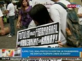 NTG: Ilang tao, nag-protesta vs. pagbabawal ng DOH sa pagpapa-anak sa bahay