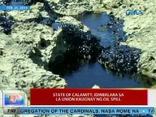 UB: State of Calamity, idineklara sa La Union kaugnay ng oil spill