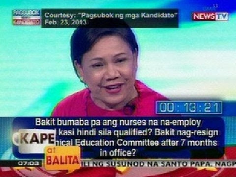 KB: Cynthia Villar, binatikos dahil sa kanyang komentong tila nangmamaliit sa mga nurse