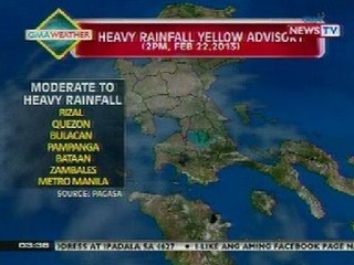BP: Weather update as of 3:36 p.m. (Feb 22, 2013)