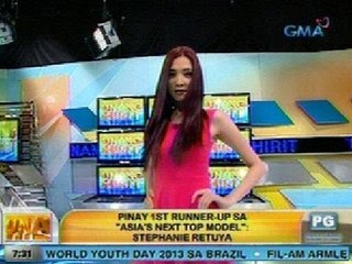 UH: Pinay 1st runner-up sa 'Asia's Next Top Model': Stephanie Retuya