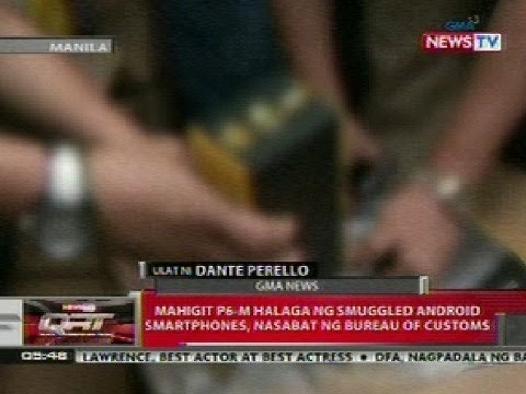 QRT: P6-M halaga ng smuggled android smartphones, nasabat ng BOC sa Manila