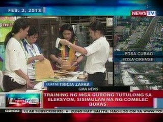 NTL: Training ng mga gurong tutulong sa eleksyon, sisimulan na ng COMELEC bukas