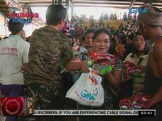 24 Oras: Mahigit 3,000 pamilya, nahatiran ng tulong sa bayan ng Caraga, Davao Oriental