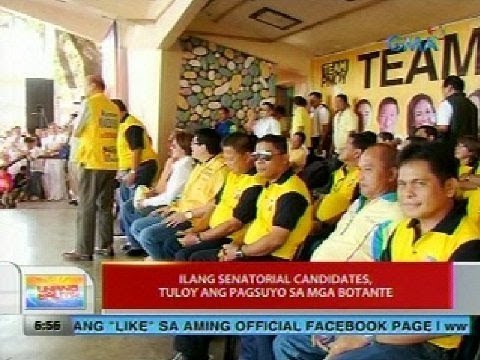 UB: Ilang senatorial candidates, tuloy ang pagsuyo sa mga botante