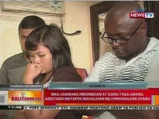 BT: Mag-asawang Indonesian ay isang taga-Chana, arestado nang mahulihan ng shabu sa Maynila