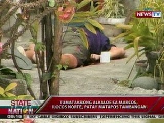 SONA: Mayoralty candidate sa Marcos, Ilocos Norte, patay sa ambush