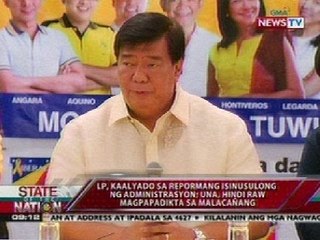 UNA, di nagustuhan ang pagpapakilala kay Sen. Drilon bilang susunod daw na senate president
