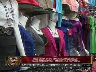 24 Oras: Mga mura pero magagandang damit pang-graduation, mabibili sa Divisoria