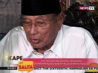 KB: Patung-patong na kaso, posibleng kaharapin ng mga kasapi ng Sultanato ng Sulu