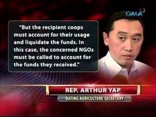 Arthur Yap, nagbigay ng kanyang panig kaugnay ng pagkakadawit ng DOA sa ma-anomalyang foundation