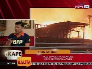 KB: Huntahan: Iwas-sunog tips ngayong Fire Prevention Month