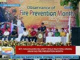 UB: BFP, nag-unity walk sa unang araw ng Fire Prevention Month