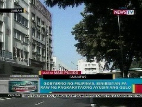 BP: Gobyerno ng Pilipinas, binibigyan pa raw ng pagkakataong ayusin ang gulo
