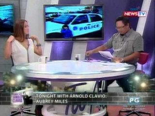 Tonight with Arnold Clavio: Si sexy mommy of two at businesswoman Aubrey Miles, kamusta na?