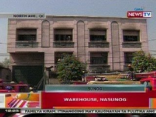 BT: Warehouse, nasunog sa North Ave., QC