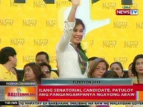BT: Ilang senatorial candidate, patuloy ang pangangampanya ngayong araw