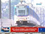 Flash Report: MRT, balik normal ang operasyon matapos magkaaberya kanina