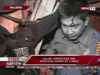SONA: Lalaki, hinostage ang kanyang asawa't limang anak sa Malabon