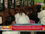 BT: Mga estudyante sa kolehiyo, doble-kayod para matapos ang requirements