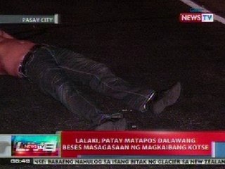NTVL: Lalaki, patay matapos 2 beses masagasaan ng magkaibang kotse sa Pasay
