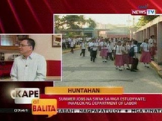 Download Video: KB: Huntahan: Summer jobs na swak sa mga estudyante, inaalok ng DOLE (Part 2)