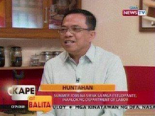 Video herunterladen: KB: Huntahan: Summer jobs na swak sa mga estudyante, inaalok ng DOLE (Part  1)