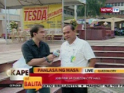 KB: Panlasa ng Masa: Job fair sa Quezon City Hall