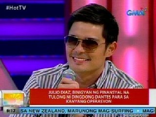 UB: Julio Diaz, tinulungan ni Dingdong Dantes para sa kanyang operasyon