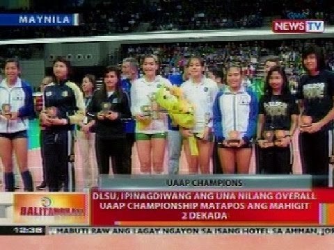 BT: DLSU, ipinagdiwang ang una nilang overall UAAP Championship matapos ang mahigit 2 dekada