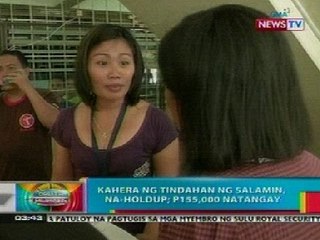 BP: Kahera ng tindahan ng salamin sa CdeO, na-holdup; P155,000 natangay