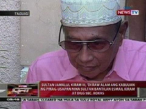 QRT: Sultan Jamalul Kiram, di alam ang kabuuan ng pag-uusap nina Sultan Esmail Kiram at Sec. Roxas