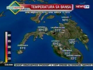 BP: Weather update 3:57 p.m. (Mar 12, 2013)