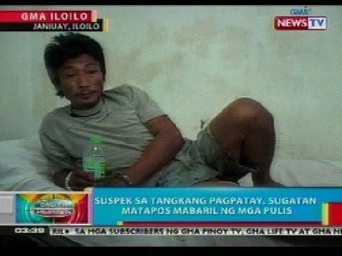 BP: Suspek sa tangkang pagpatay, sugatan matapos mabaril ng mga pulis
