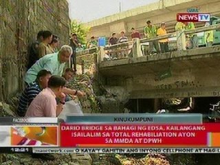 BT: Dario bridge sa bahagi ng EDSA, kailangang isailalim sa total rehabilitation