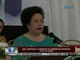 24 Oras: Sen. Santiago, muling nagpatutsada kina Sen. Pres. Enrile at Sen. Lacson