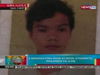 BP: 2 graduating high school students sa Capiz, nalunod sa ilog