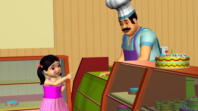Pat a cake - 3D Animation - English Nursery rhymes - 3d Rhymes - Kids Rhymes - Rhymes for childrens