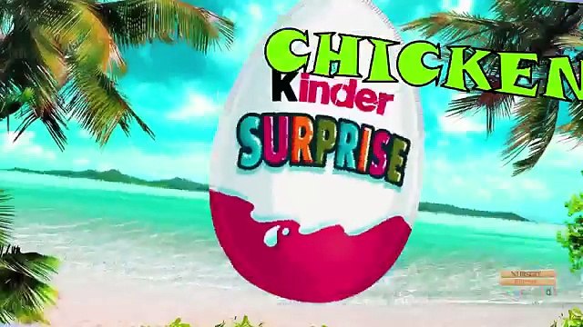 Kinder Surprise eggs Domestic Animals for Children - Play Doh Vehicles Names for Toddlers