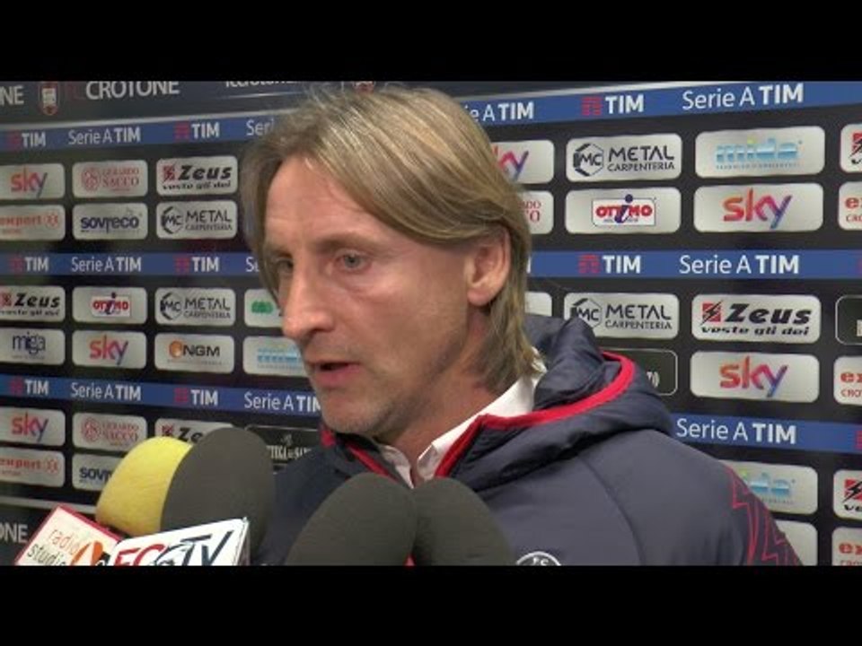 Crotone-Bologna, mister Nicola nel post gara