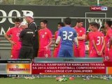 BT: Azkals, kampante sa tiyansa sa 2014 Asian Football confederation challenge cup qualifiers