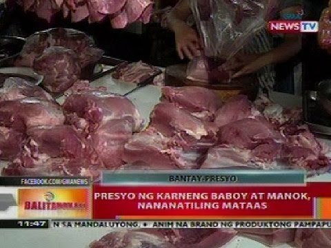 BT: Presyo ng karneng baboy at manok, nananatiling mataas