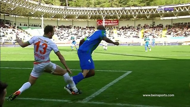 Aytemiz Alanyaspor - Çaykur Rizespor: 2-3 (ÖZET) 14 01 2017