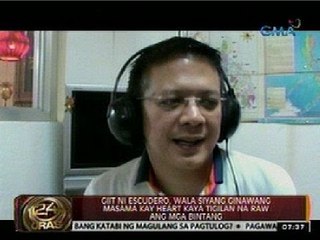Sen. Escudero, iginiit na wala siyang ginawang masama kay Heart kaya tigilan na raw ang mga bintang