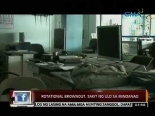 24 Oras: Rotational brownout, sakit ng   ulo sa Mindanao
