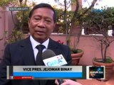 Saksi: Pope Francis, inimbitahan ni Vice Pres. Binay na pumunta sa Pilipinas