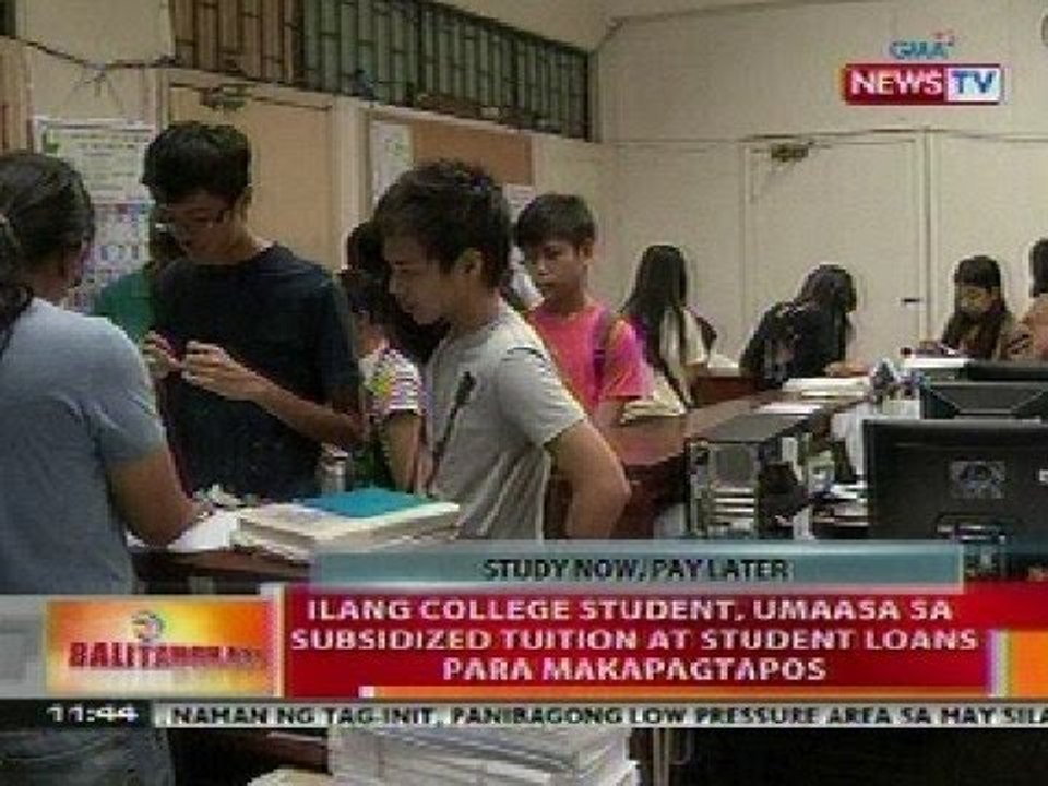 BT: Ilang college student, umaasa sa subsidized tuition at student loans para makapagtapos