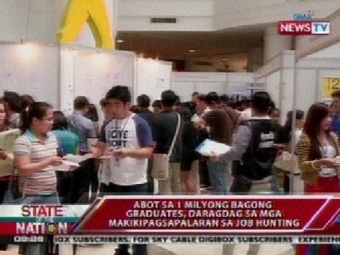 SONA: Mga job fair, dinaragsa na lalo't abot sa 1M ang inaasahang bagong graduates