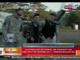 BT: Austaralian national na dinukot ng Abu Sayyaf noong 2011, pinakawalan na